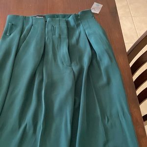 Express belted wide leg pant